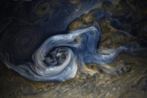 NASA-მ იუპიტერზე გადაღებული ქარიშხლის ფოტო გამოაქვეყნა