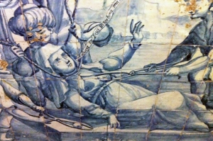 ქეთევან დედოფლის წამების ამსახველი პანოს ლისაბონის და გრასას მონასტრში 