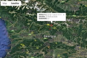 საქართველოში ორი მიწისძვრა მოხდა