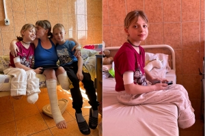 კრამატორსკის რკინიგზის სადგურის დაბომბვისას დედამ და მისმა 11 წლის შვილმა ფეხები დაკარგეს