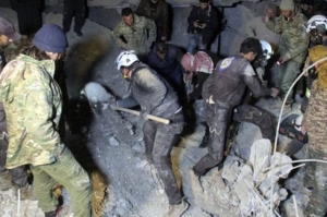 სირიაში ავიადაბომბვის შედეგად მეჩეთში 42 ადამიანი დაიღუპა